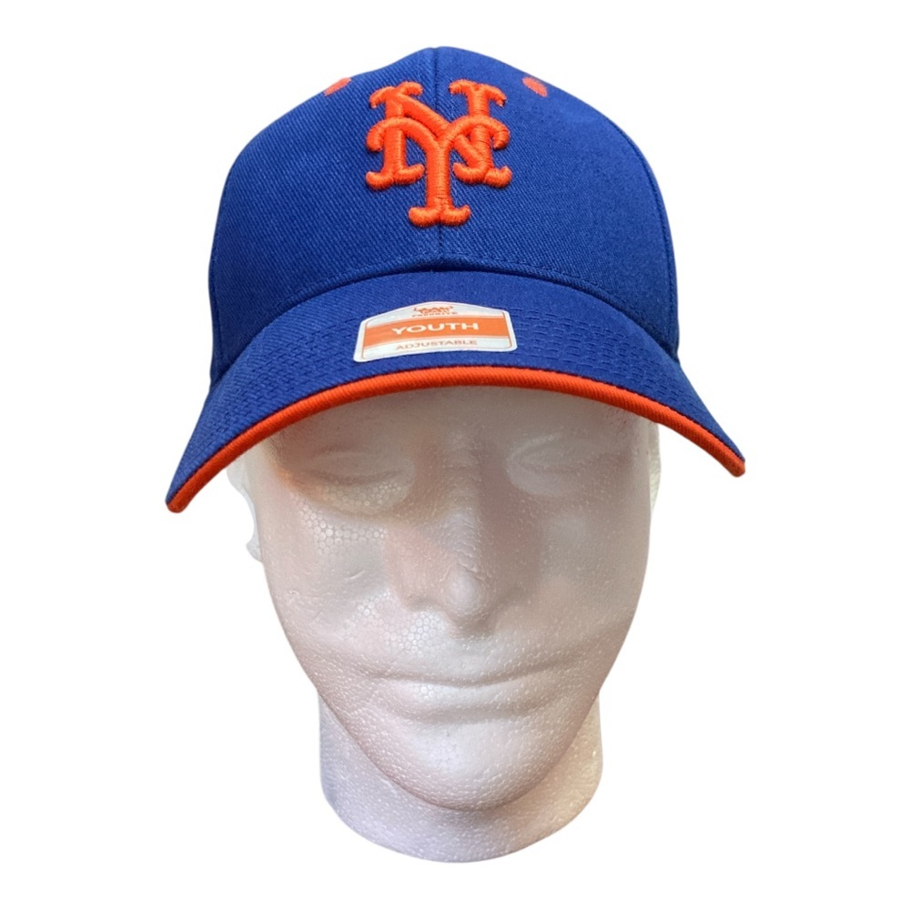 Fan Favorite MLB New York Mets Youth Team Logo, Adjustable Snapback NWT
